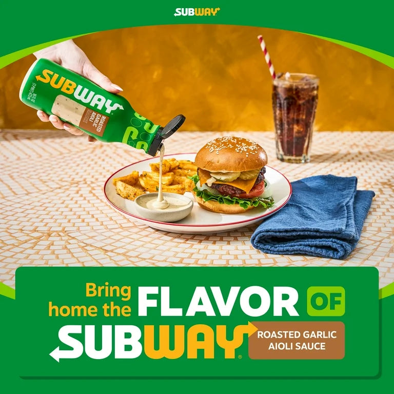Salsa Alioli Subway Ajo Asado 473 mL