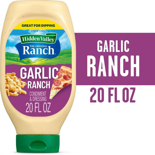 Salsa Hidden Valley Ajo Ranch Tamaño Grande 591 mL
