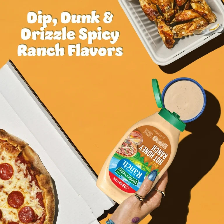 Salsa Hidden Valley Spicy Hot Honey Ranch Tamaño Grande 591 mL