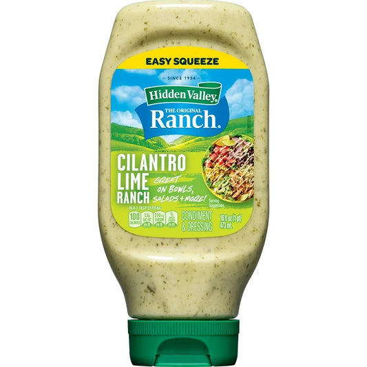 Salsa Hidden Valley Cilantro & Lima Ranch Tamaño Grande 473 mL