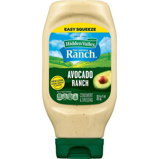 Salsa Hidden Valley Avocado Ranch Tamaño Grande 473 mL