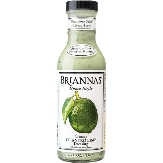 Aderezo Ensaladas Briannas Home Style Vinagreta Creamy Cilantro & Lime 355 mL