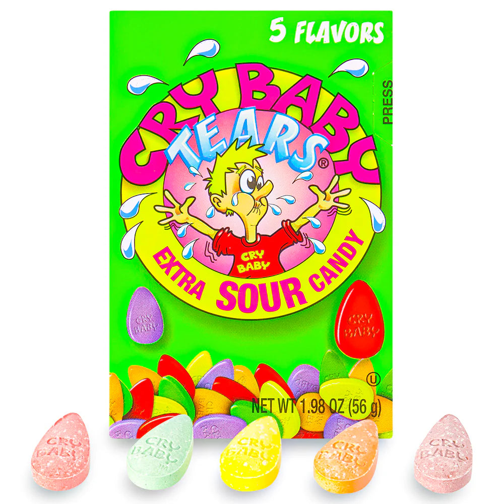 Caramelos Cry Baby Tears Extra Ácidos 56g
