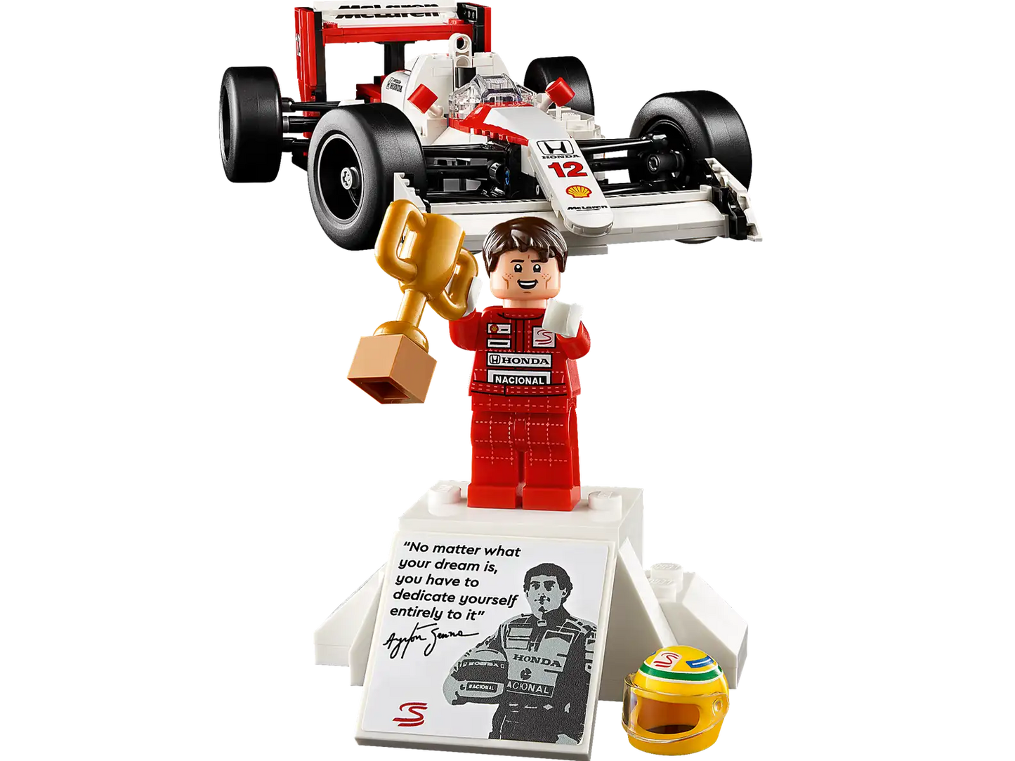 Set Lego Icons McLaren MP4/4 & Ayrton Senna