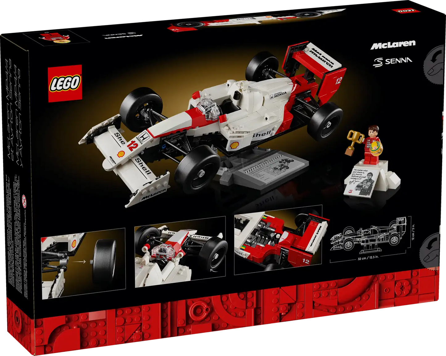 Set Lego Icons McLaren MP4/4 & Ayrton Senna