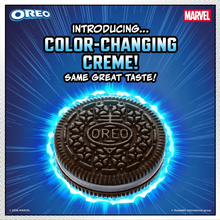 EDICIÓN LIMITADA: Oreo Stuf Of Legends Marvel Tamaño Grande 303g