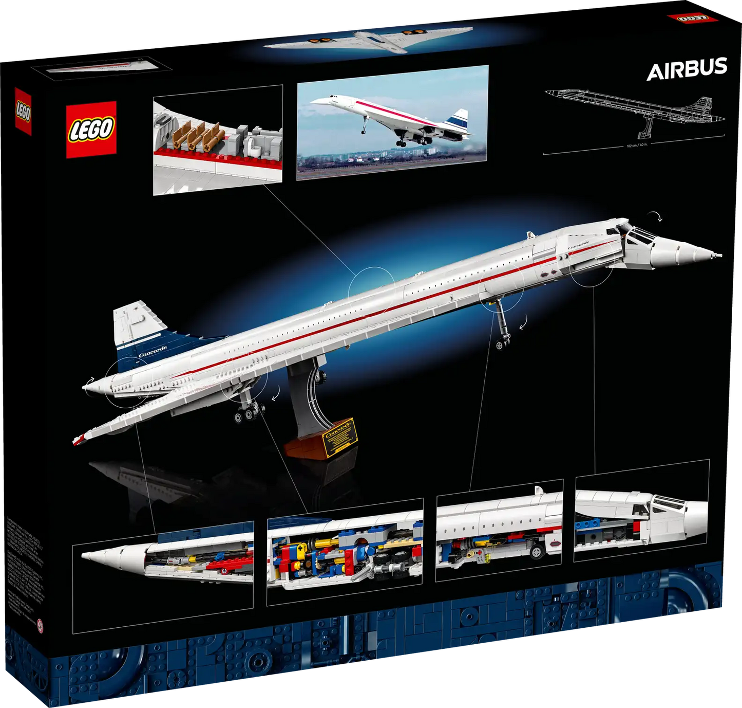 Set Lego Ideas Airbus Concorde