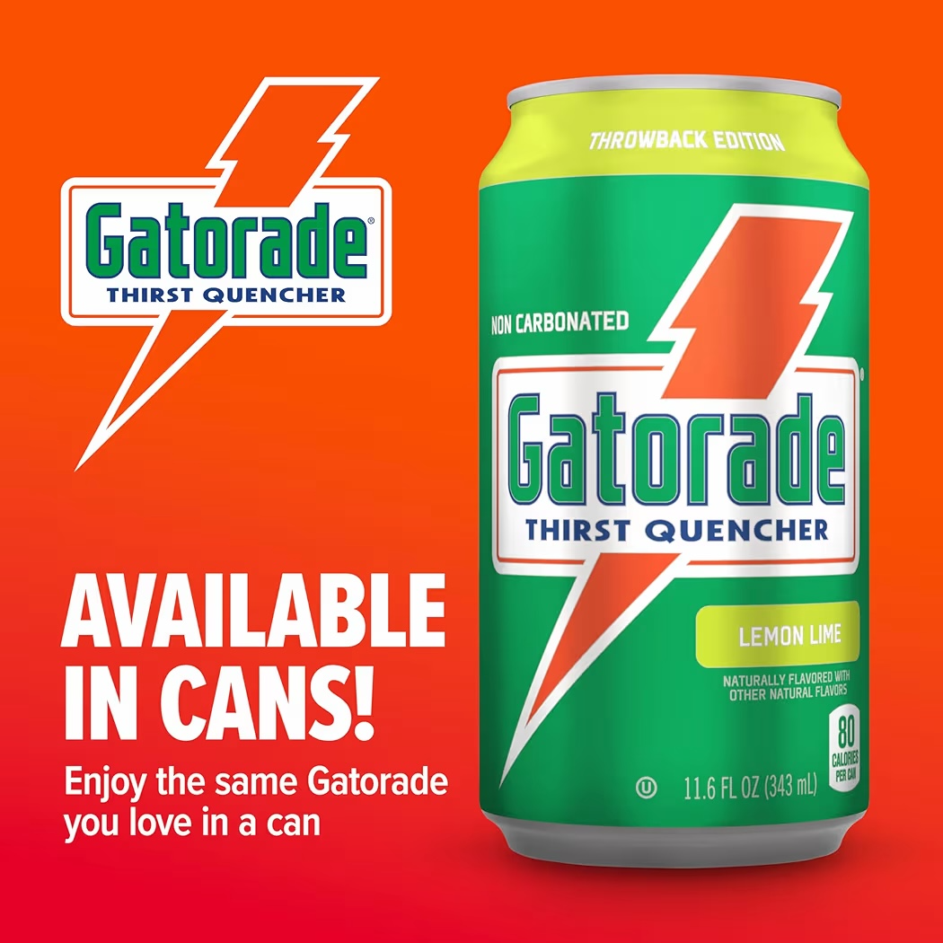 Gatorade Thirst Quencher Retro Lemon Lime 343 mL