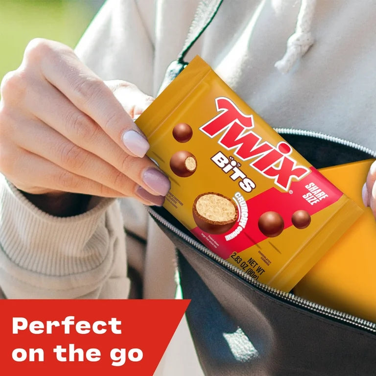 Chocolates Twix Bits Crunchy Cookie 80g