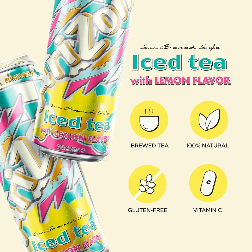 Té AriZona Real Brewed Limón 650 mL