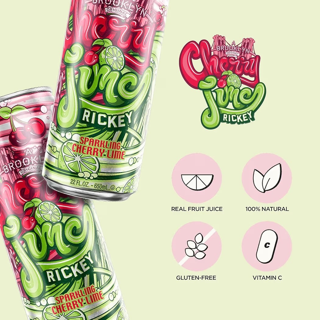 Soda AriZona Cherry Lime Rickey 650 mL