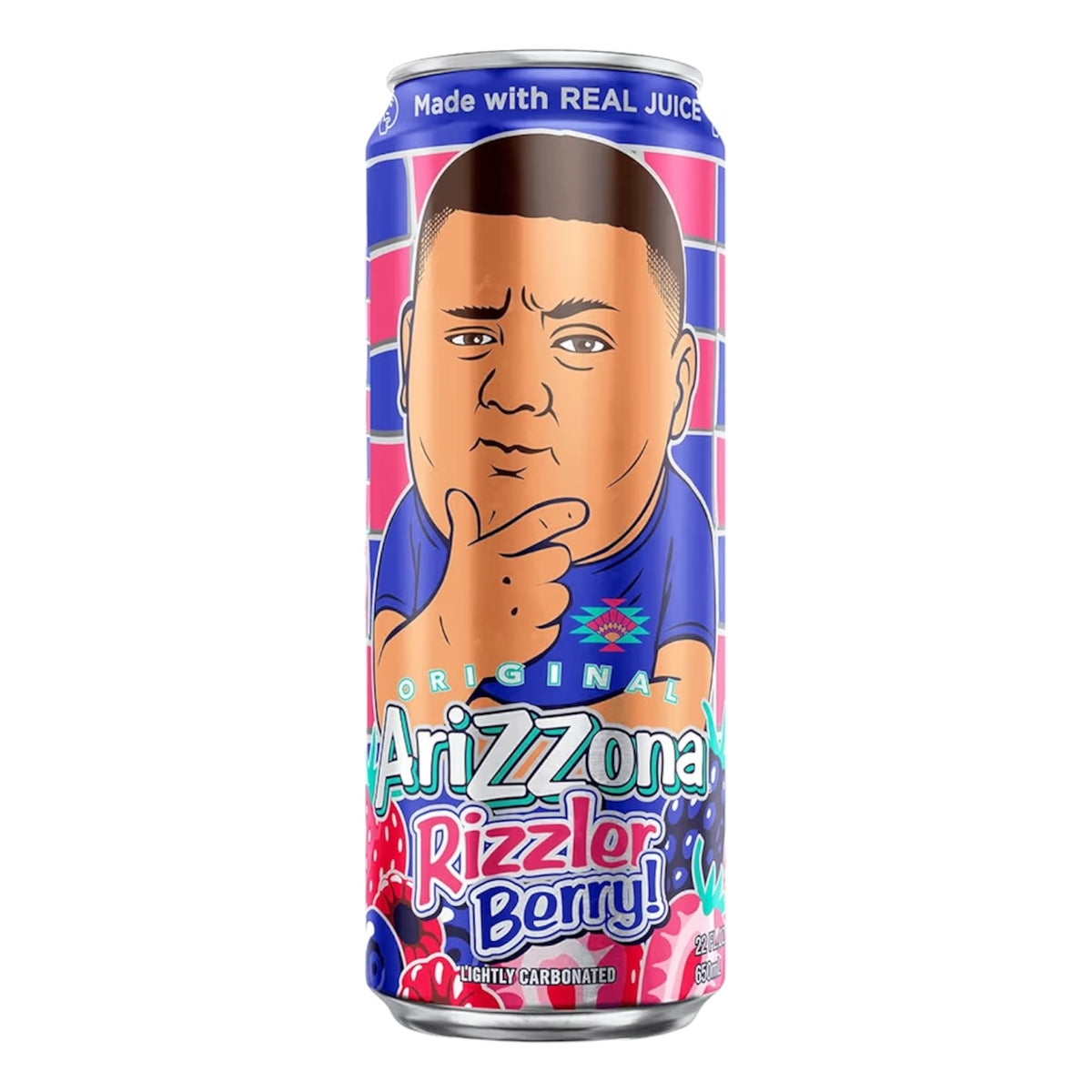 Arizona Rizzler Collab Soda AriZona Rizzler Berry Real Juice 650 mL – NexoVerse
