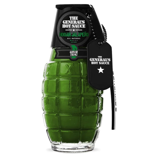 Salsa Picante The General’s Hot Sauce Hooah Jalapeño 180 mL
