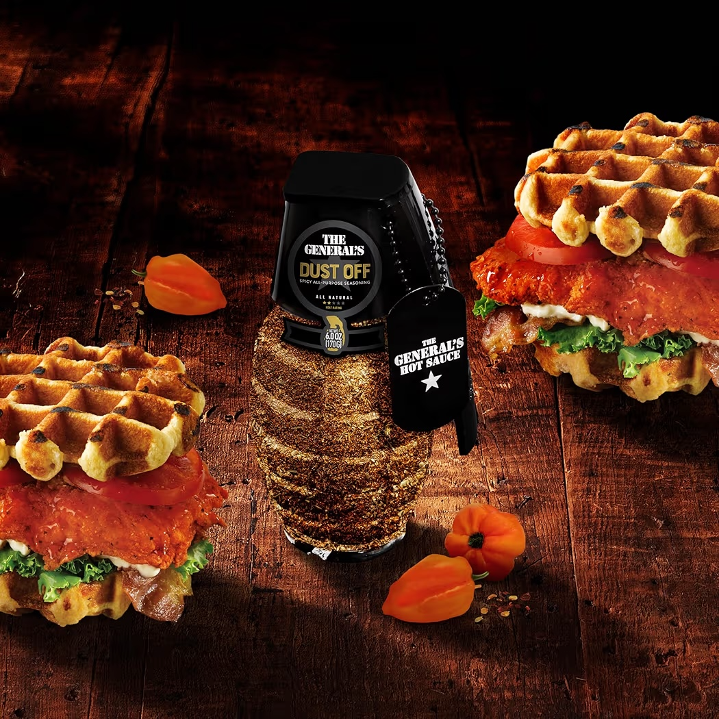Condimento Sazonador The General’s Hot Sauce Dust Off 170g