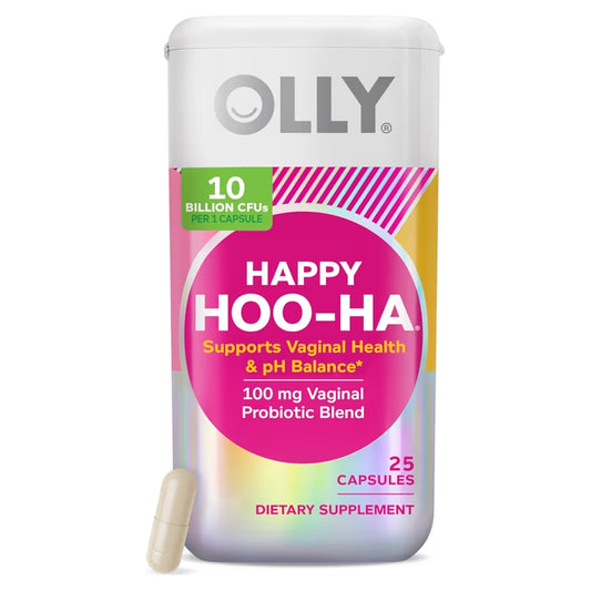 pH BALANCE: Cápsulas Olly Happy Hoo-Ha Vaginal Health x25 Unidades
