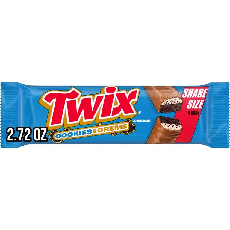 Barra Chocolate Twix Cookies & Creme Share Size 77g