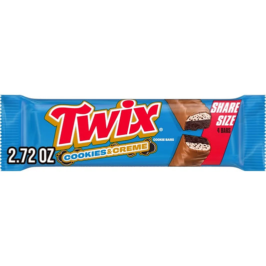 Barra Chocolate Twix Cookies & Creme Share Size 77g