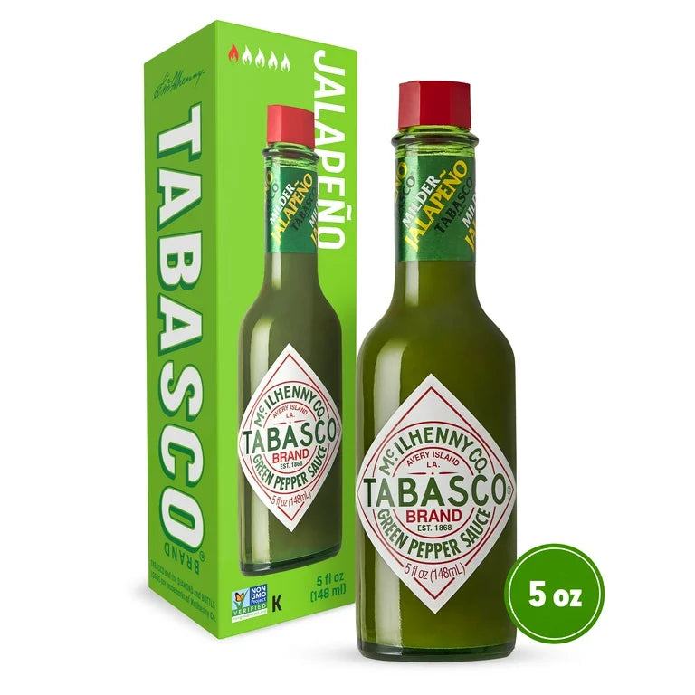 Salsa Tabasco Green Pepper Milder Jalapeño 148 mL