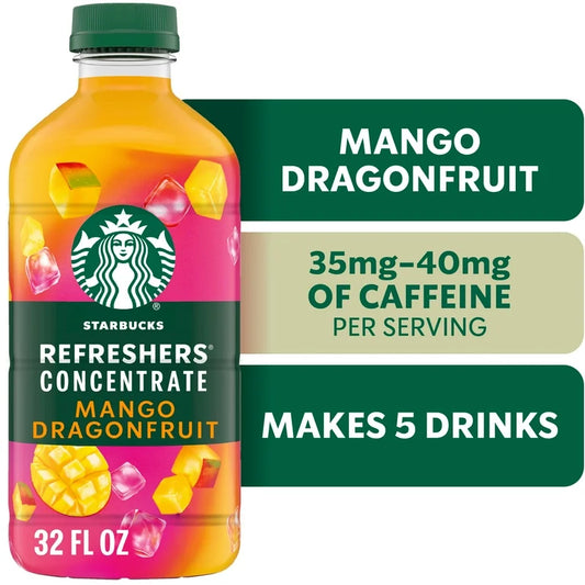 Concentrado Refreshers Starbucks Mango Dragonfruit 946 mL