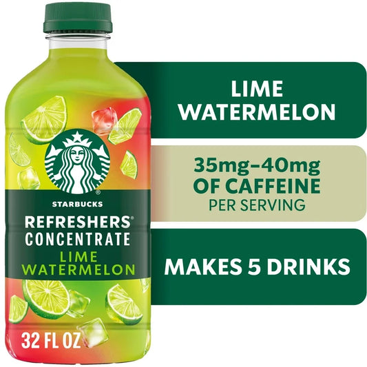 Concentrado Refreshers Starbucks Lime Watermelon 946 mL