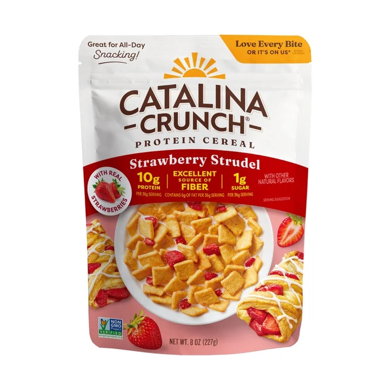 Cereal Proteico Catalina Crunch Strawberry Strudel 227g