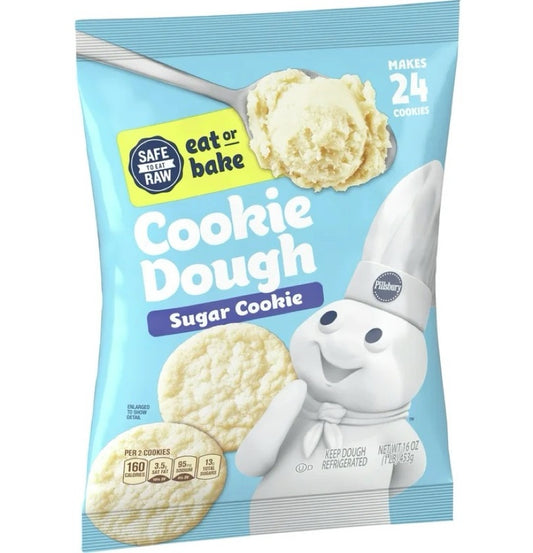 Masa Sugar Cookie para Hornear o Comer Tamaño Grande 453g