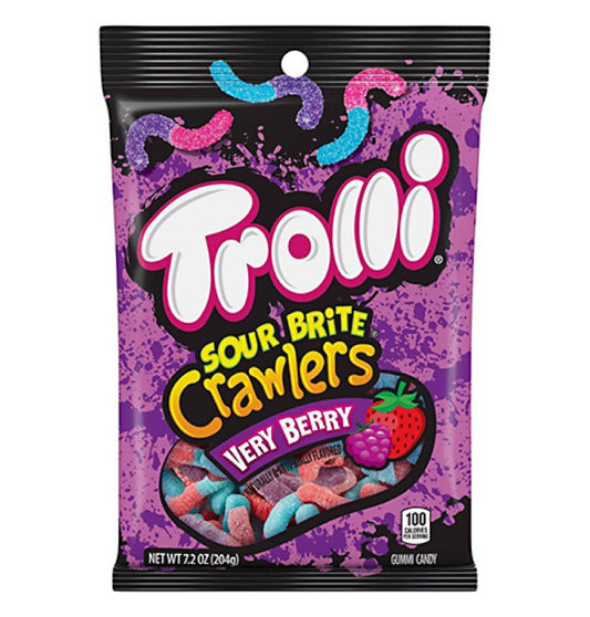 Gomitas Trolli Sour Brite Very Berry 204g