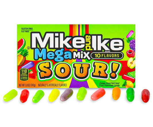 Dulces Frutales Mike and Ike Sour 141g