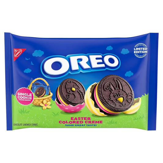 EASTER: Galletas Oreo Easter Colored Creme x14 Unidades - 202g