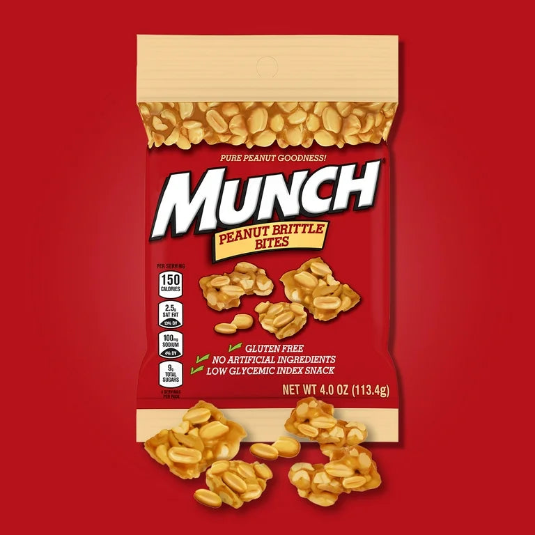 Bocaditos Maní Munch Peanut Brittle Bites 113g