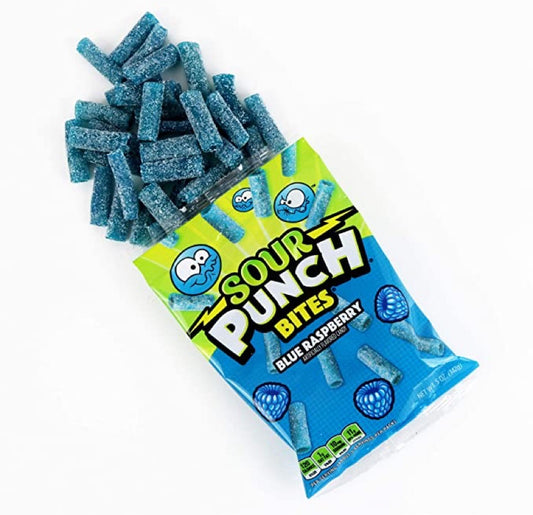 Gomitas Sour Punch Bites Mora Azul 142g