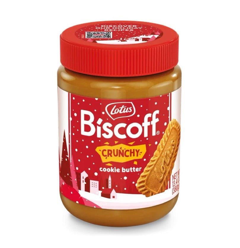 Crema Biscoff Crunchy Con Trozos de Galleta 380g