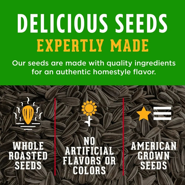 Semillas Girasol David Bajo Sodio Jumbo Tamaño Grande 453g