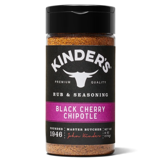 Condimento Kinder’s Black Cherry Chipotle Premium Quality Tamaño Grande 170g