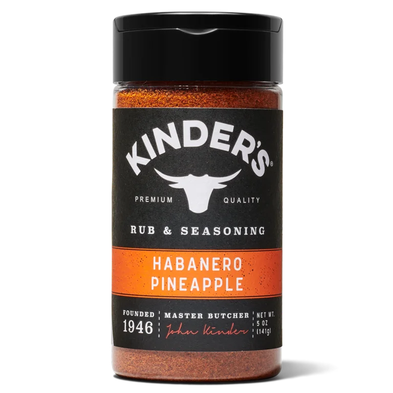 Condimento Kinder’s Habanero Pineapple Premium Quality Tamaño Grande 141g