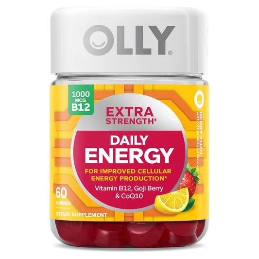 DAILY ENERGY: Gomitas Olly Berry Yuzu Extra Fuerte x60 Unidades