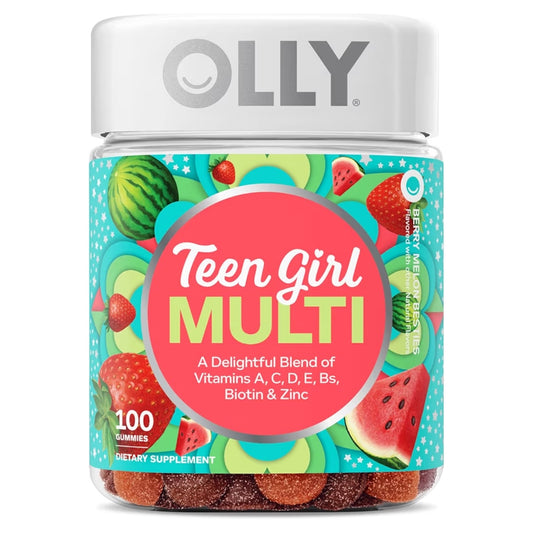 TEEN GIRL MULTI: Gomitas Olly Berry Melon Besties Healthy Skin & Immune Support x100 Unidades