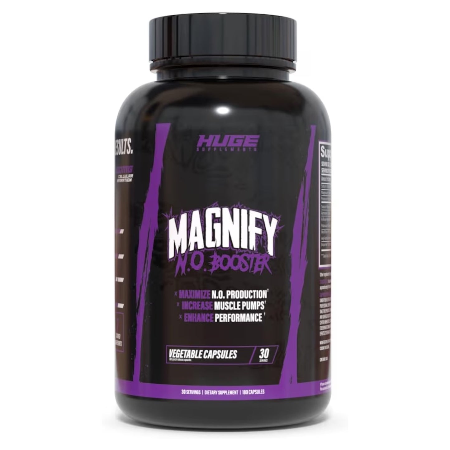 Cápsulas Vegetales Huge Supplements Magnify N.O. Booster x180 Unidades