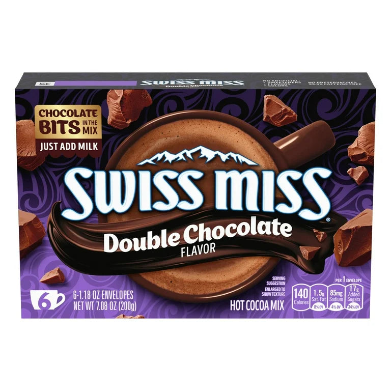 Chocolate Swiss Miss Double Chocolate x6 - 200g