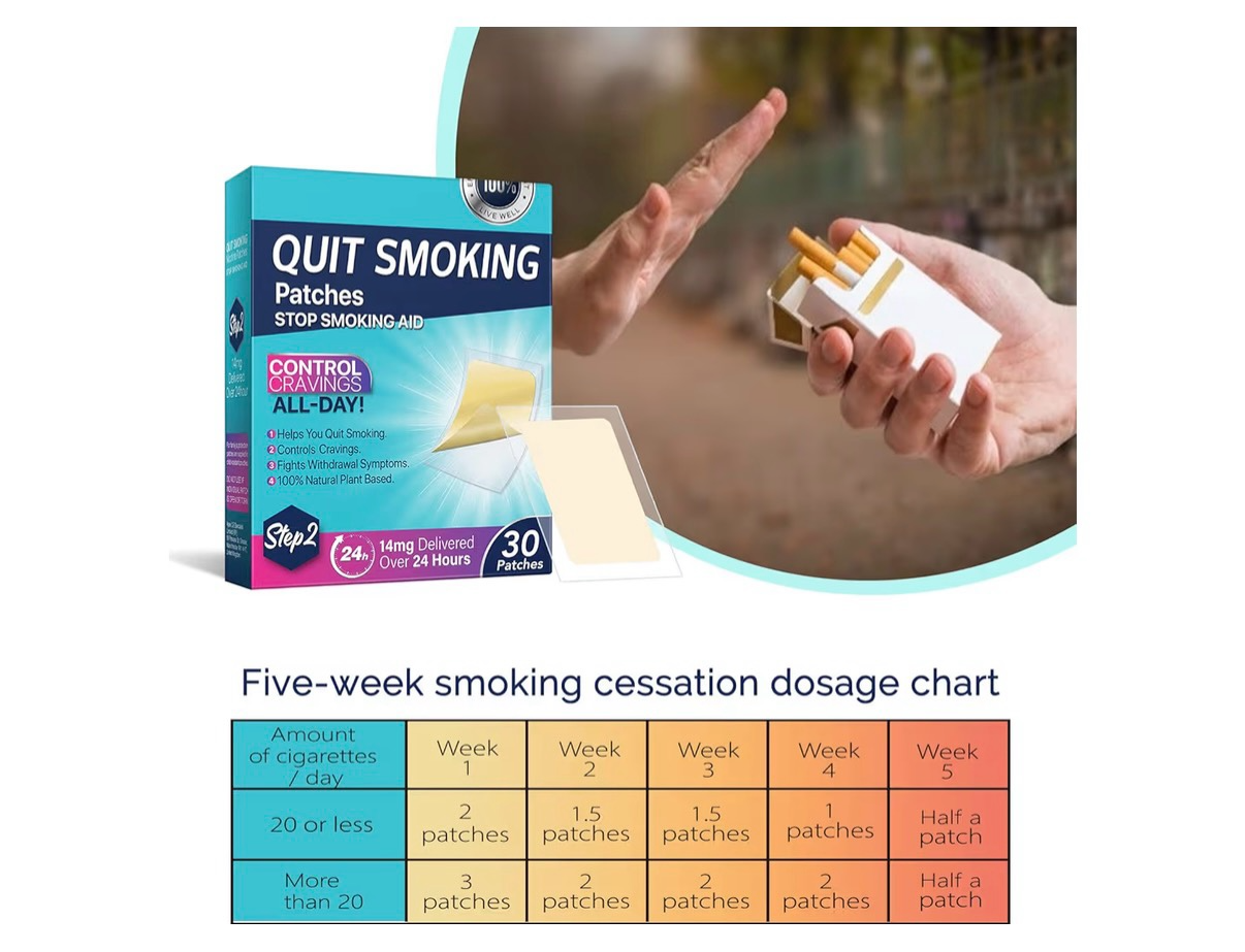 QUIT SMOKING: Parches Step 2 Stop Smoking Aid 14mg x30 Unidades