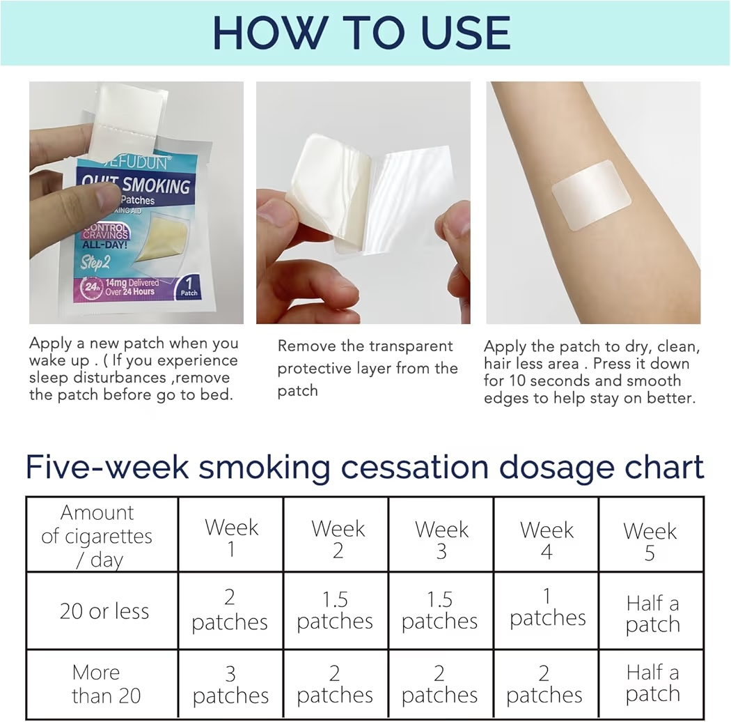 QUIT SMOKING: Parches Step 2 Stop Smoking Aid 14mg x30 Unidades