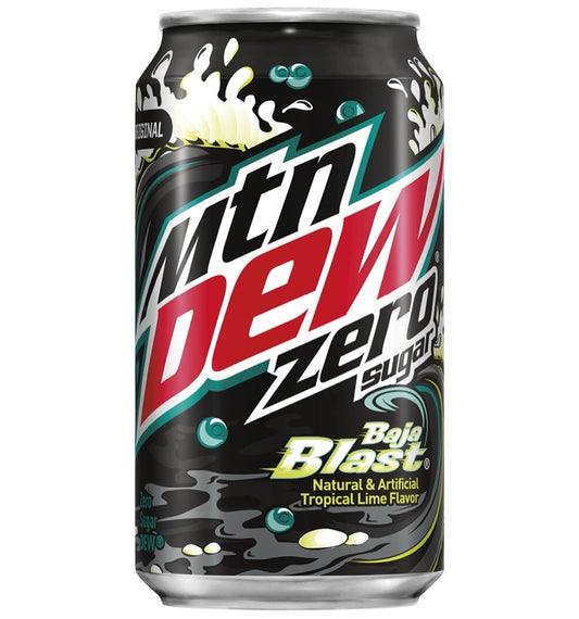 Mountain Dew Baja Blast Sin Azúcar 355 mL