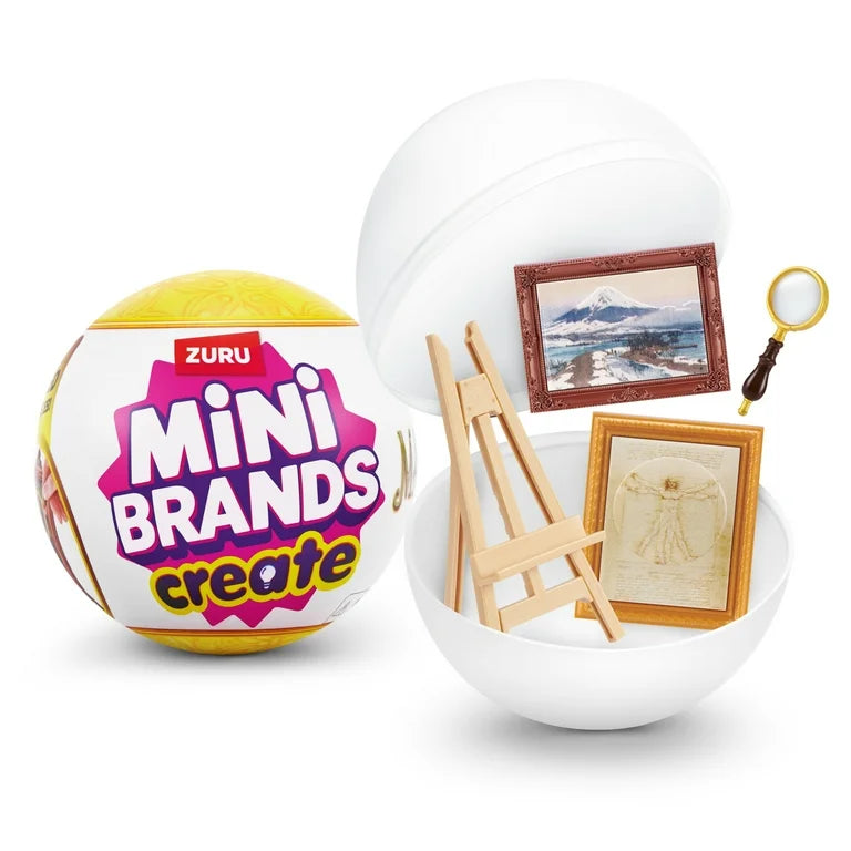 Cápsula Sorpresa Zuru Mini Brands Create Serie 1 Masterpieces Coleccionables