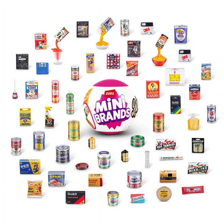 Cápsula Sorpresa Zuru Mini Brands Productos Retro Coleccionables
