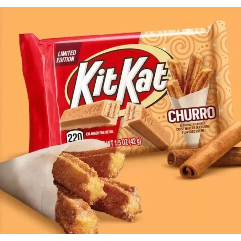 EDICIÓN LIMITADA: Kit Kat Churro Tamaño King Size 85g