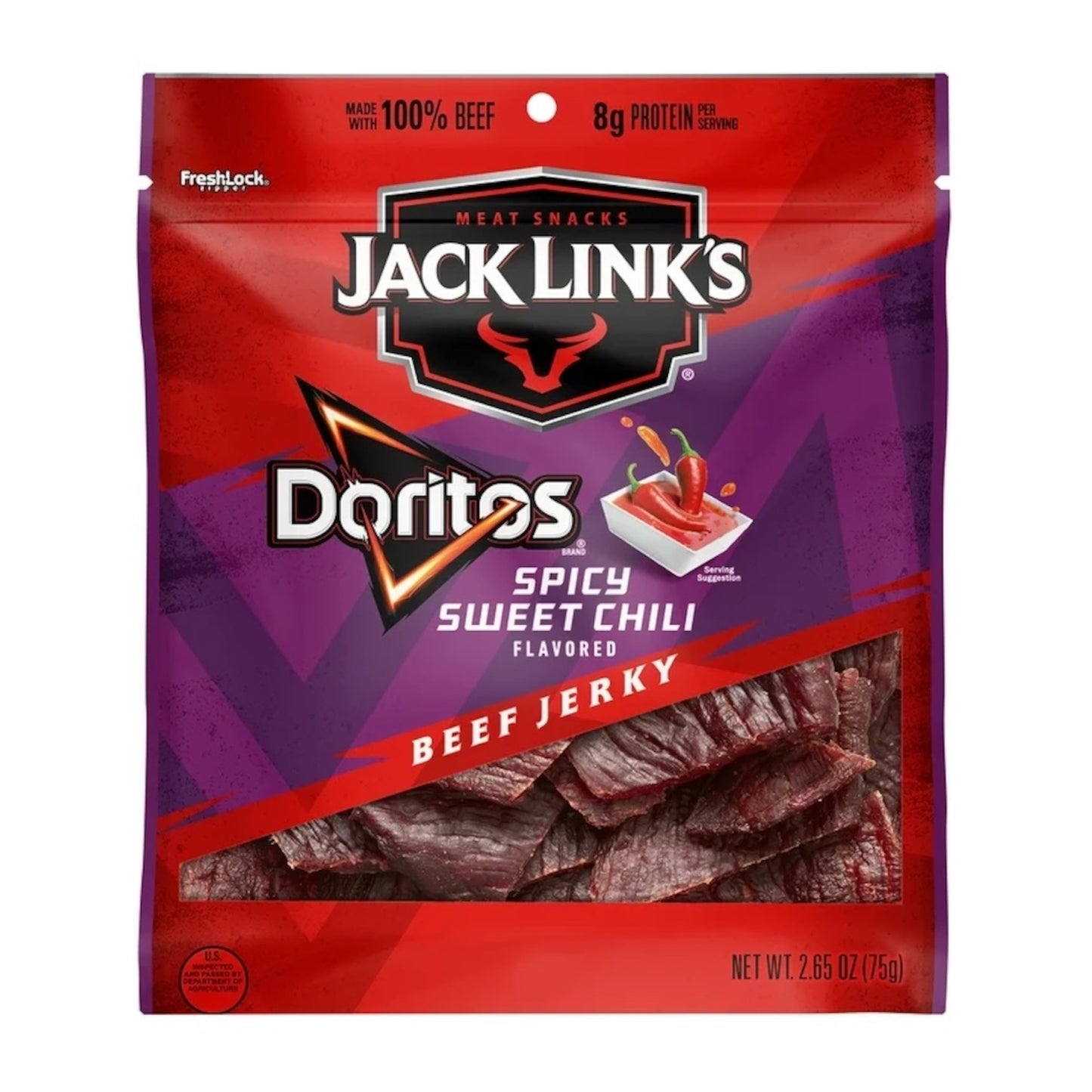 Jack Link’s Beef Doritos Spicy Sweet Chili 8g Proteína 75g