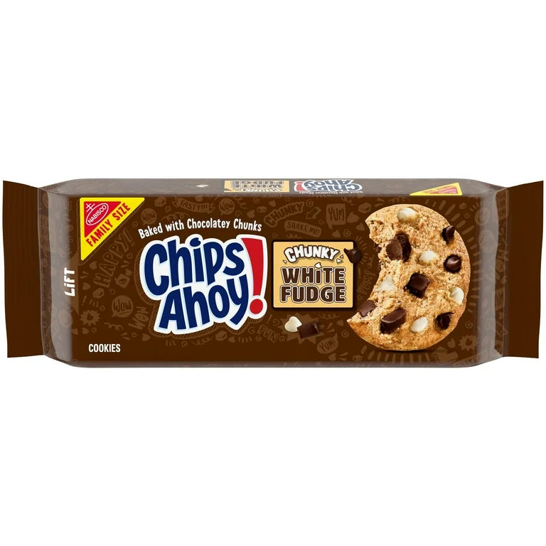 Galletas Chips Ahoy! Chunky White Fudge Tamaño Familiar 510g
