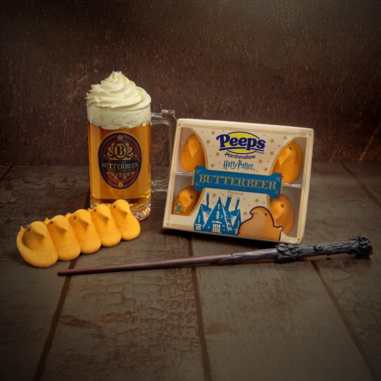 EDICIÓN LIMITADA: Marshmallow Peeps Harry Potter Butterbeer x10 Unidades - 85g