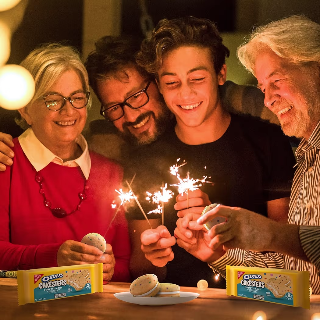 Mini Tortas Oreo Cakesters Confetti Cake x2