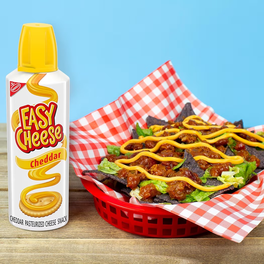 Spray Easy Cheese Queso Cheddar 226g